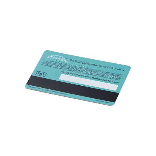Impression de carte en PVC à bande magnétique Hico pour carte-clé d'hôtel
