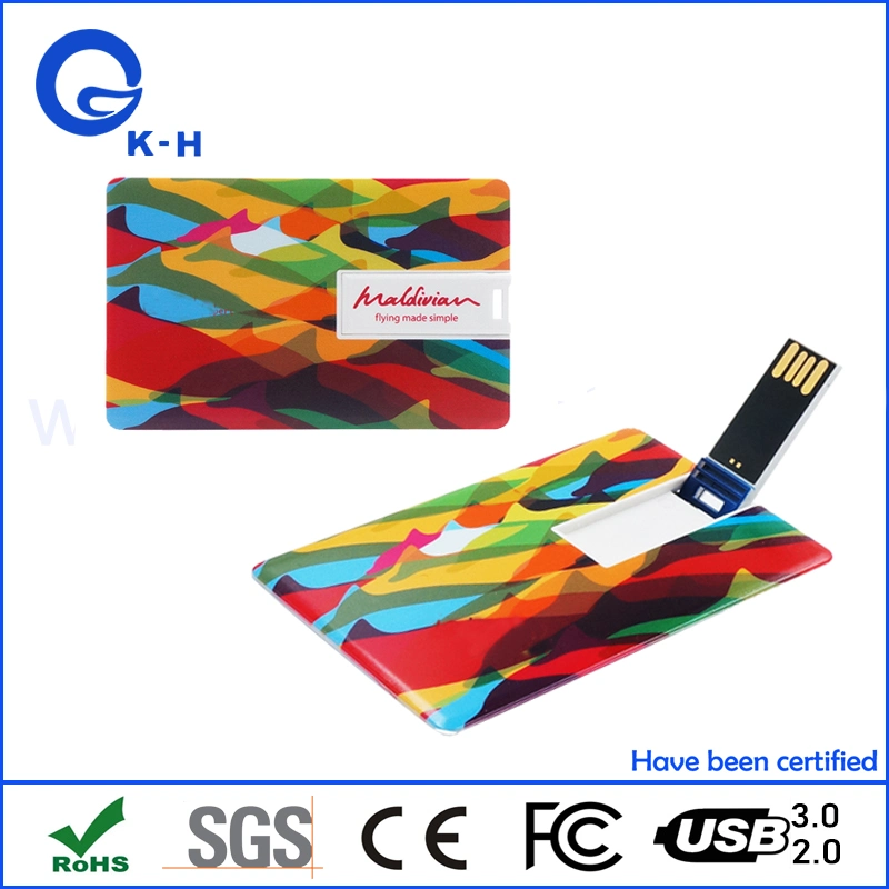 Full Color Printing Credit Card Flash Memory 16GB USB 2.0 3.0