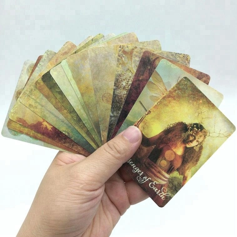 Customized Tarot Playing Cards Paper Tarot Game Card Plastic Gold Stamping Tarot Cards with Paper Boxes