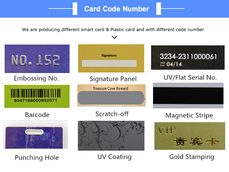 Customized Samrt Card RFID Card 13.56MHz MIFARE (R) Classic 1K Plastic Card Business Card