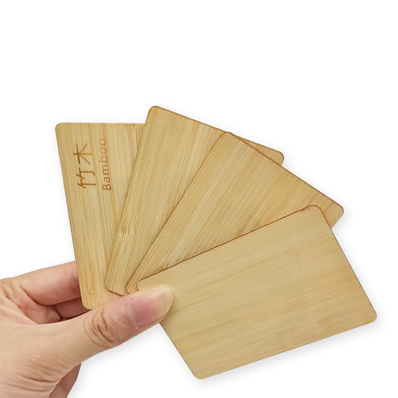 Eco-Friendly Membership Card Bamboo Material NFC Business Gift Cards