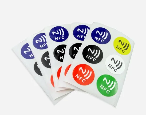 Wholesale ISO14443A NFC Tag Adhesive Customized RFID Social Media Sticker