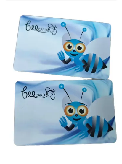 Carte en PVC d'impression nacrée avec bande magnétique pour salon de coiffure