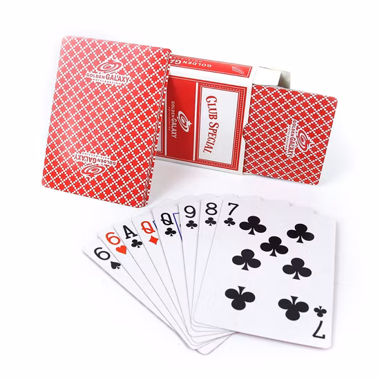 Koweït Qatar Arabie Saoudite Logo personnalisé Emballage en plastique de haute qualité Tuck Boxes Boîte en plastique Étanche 100% PVC Carte à jouer en plastique